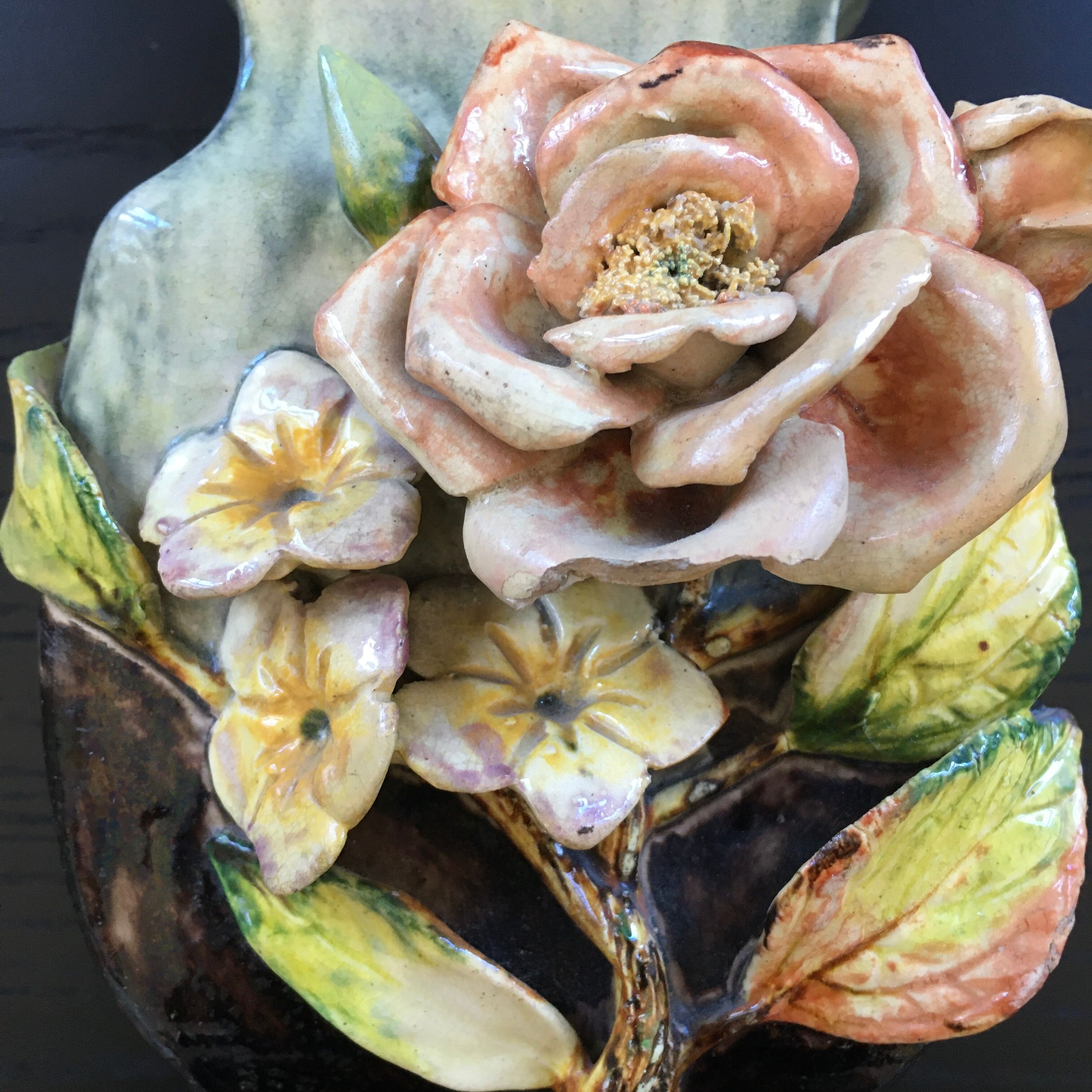 Vase floral decoration slurry