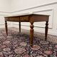 Classic English Writing Desk Black Leather