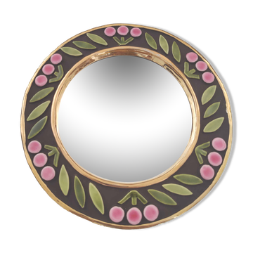 Miroir rond Mithé Espelt céramique