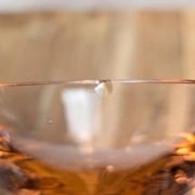 Plateau Portieux rose + 6 verres assortis