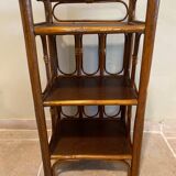 Rattan shelf