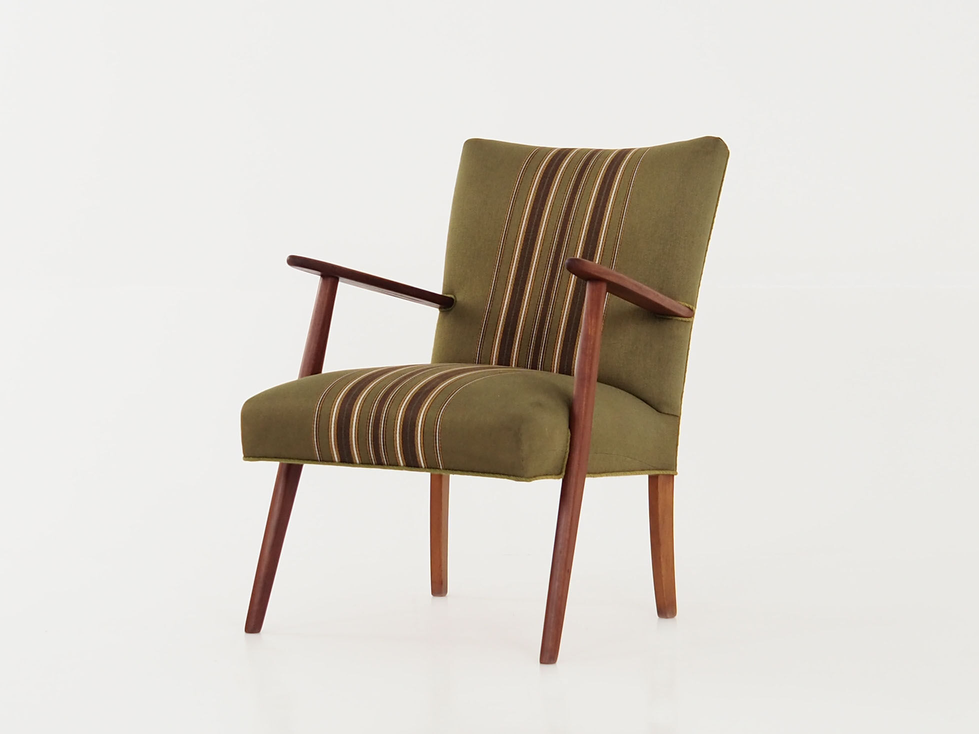 Armchair, teak construction, Scandinavian design of the 70s