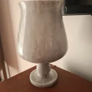 1960s marble table lamp