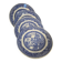 Hollow plate Creil and Montereau blue Japonese Pagoda model