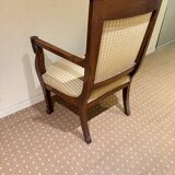 French Empire armchair in mahogany, 18th century.