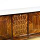 Art Deco buffet in Macassar ebony, 1940.