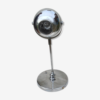 1970s eye ball chrome lamp