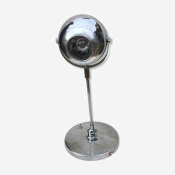 Lampe chromée eye ball des années 1970