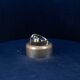 Joe Colombo Biglia Crystal and Metal Ashtray for Arnolfo di Cambio Italy 1970