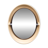 Miroir ovale pivotant Space Ace Allibert, années 1970