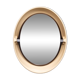 Space Ace allibert Oval shaped back lid mirror 1970s