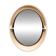 Space Ace allibert Oval shaped back lid mirror 1970s
