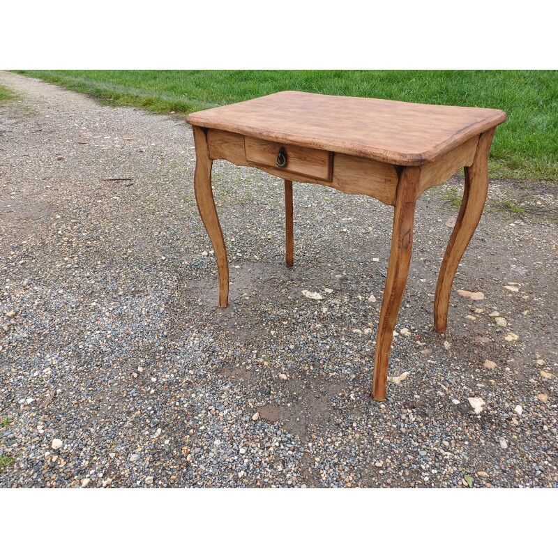 Table chêne, 1 tiroir