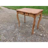 Table chêne, 1 tiroir