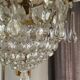 Lustre montgolfière cristal de bohème