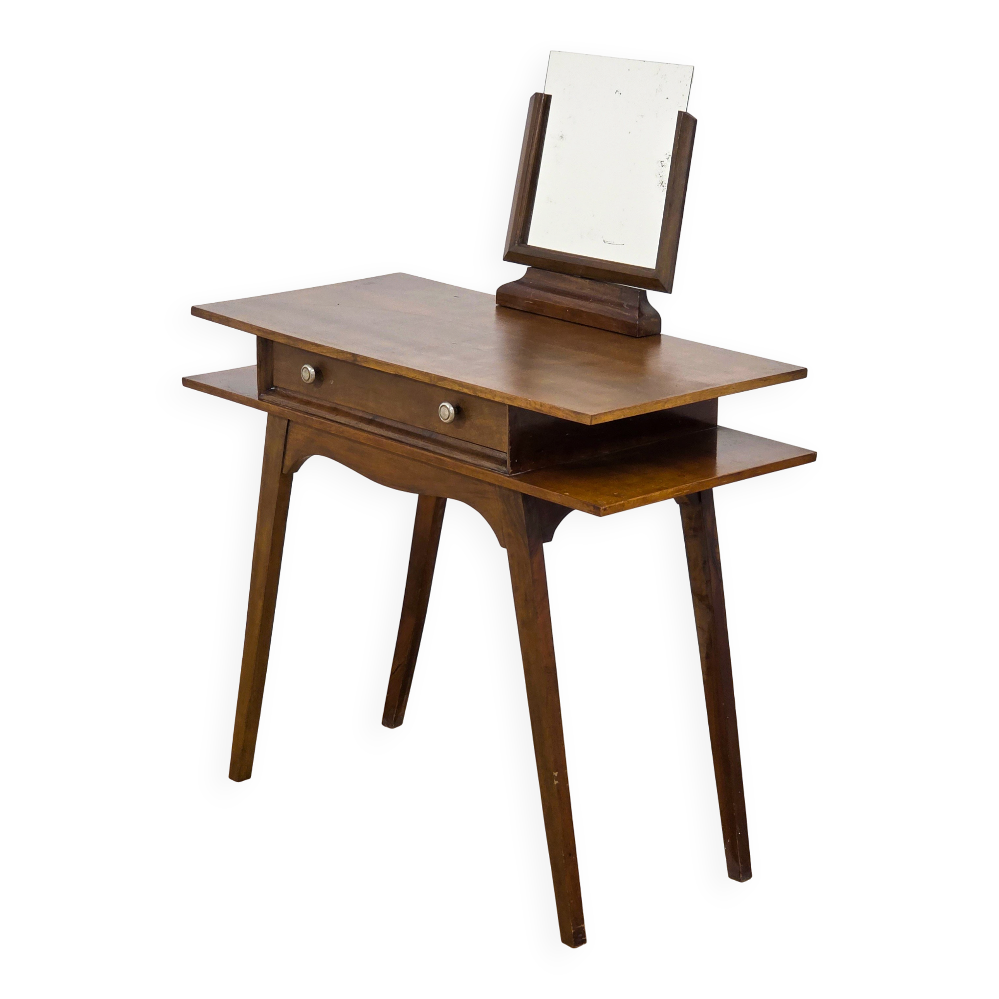 Solid wood Art Deco dressing table - 1930s