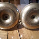 Pair of candlesticks brass