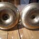 Pair of candlesticks brass