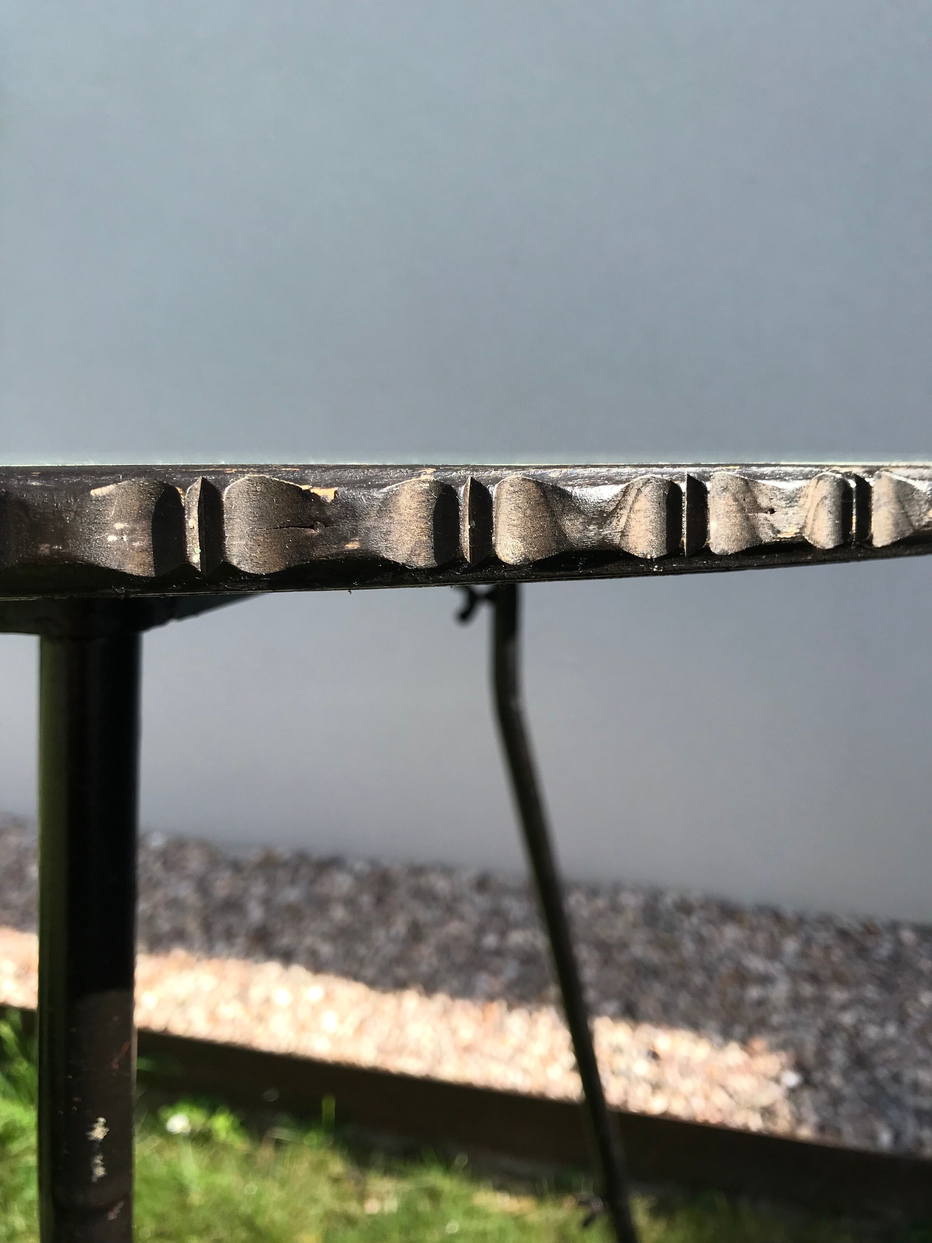 Vintage table adjustable in height 1970