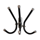 1940s/50s Articulated metal wall hanger