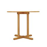 Table ronde en hêtre, design danois, années 1990, production: Danemark