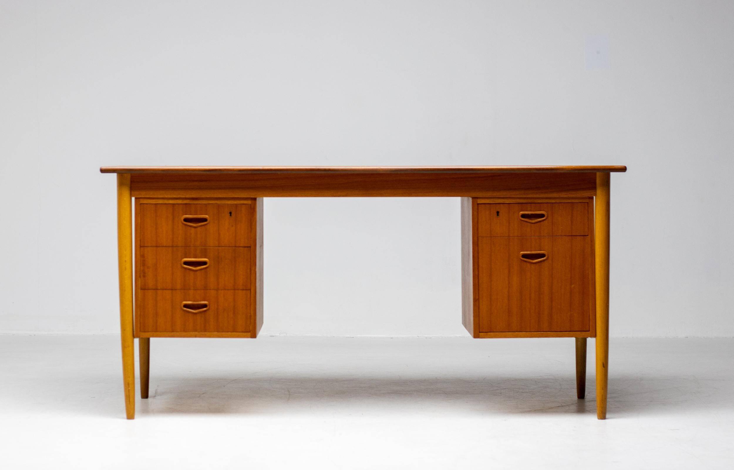 H.P. Danish modern bureau in teak