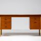 H.P. Danish modern bureau in teak