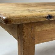 English antique pine dining table