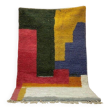 Handmade Beni Ouraine rug, traditional craftsmanship, size 100 x 200 cm