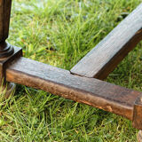 Monumental bench - notary's office - solid oak