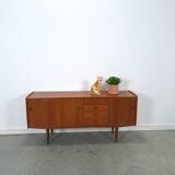 Teak veneer sideboard with drawers from Sweden