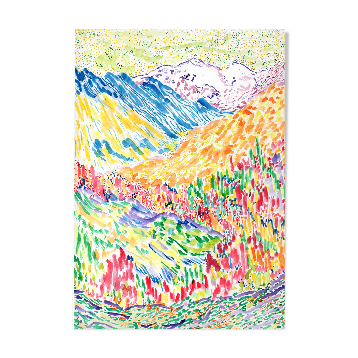 The spring glacier
