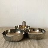 Servant in silver metal pine cone