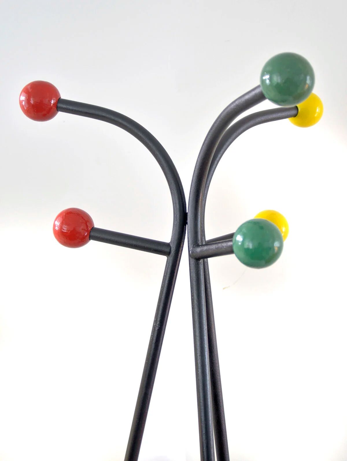 Large free standing colourful fifties coat rack by Roger Feraud
