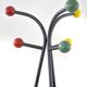 Large free standing colourful fifties coat rack by Roger Feraud