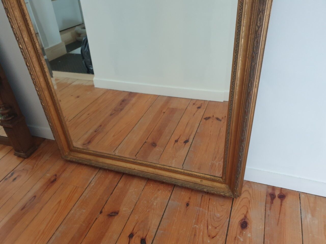 Large beveled mirror 146/84