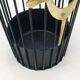 Brass Umbrella Stand Coq by Walter Bosse Mid-Century for Herta Baller, 1950s