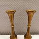 A set of beautiful candlesticks in solid brass.
