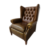 Fauteuil inclinable en cuir