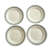 4 assiette terre de fer « blenod »