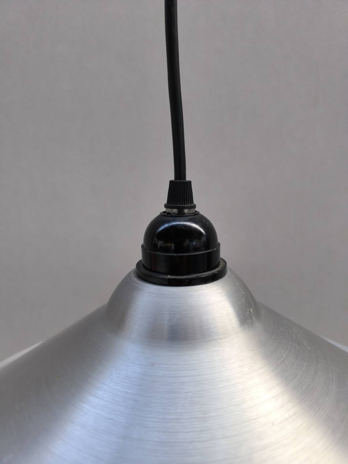 Suspension en aluminium brossé design Andreas Wilke 1980