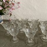10 Luminarc glass dessert bowls