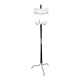 Tripod floor lamp with three arms and opaline glass - 1950s