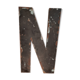 Iron industrial letter