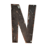 Iron industrial letter