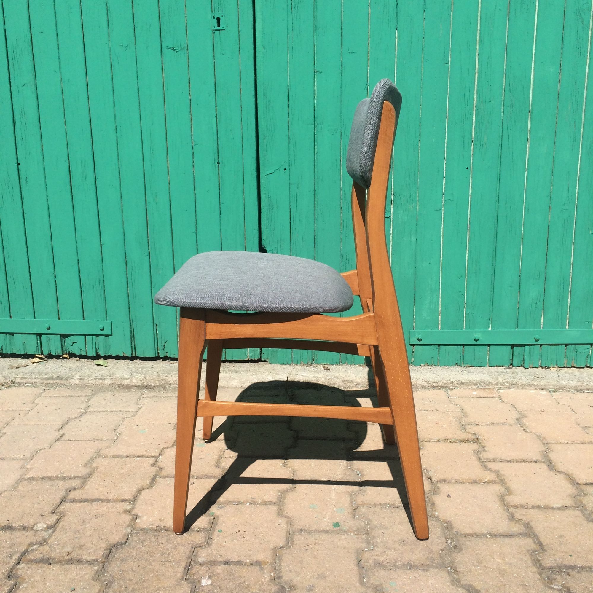 Scandinavian chair in restored solid beech