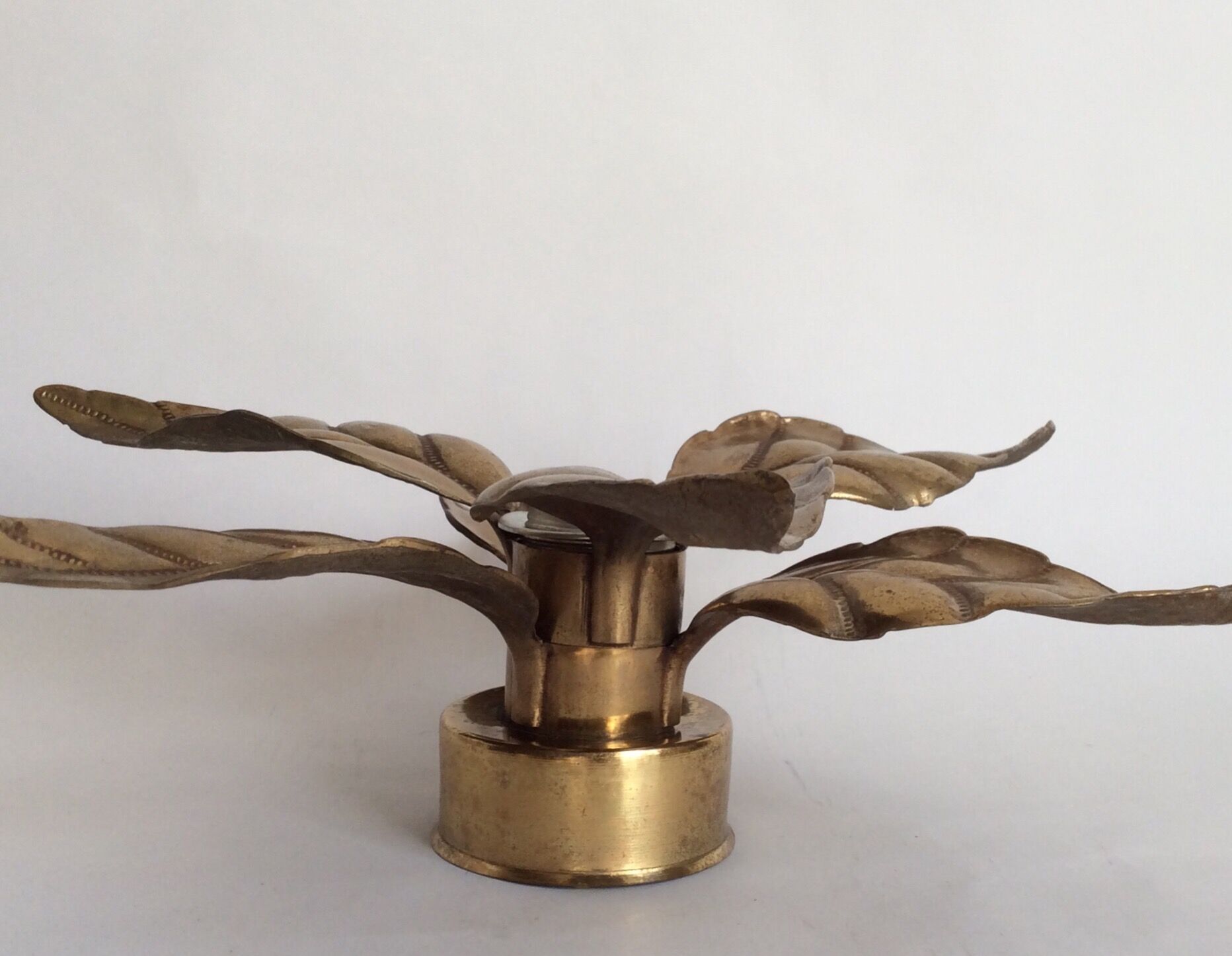 Wall light leaves by Willy Daro, 70s