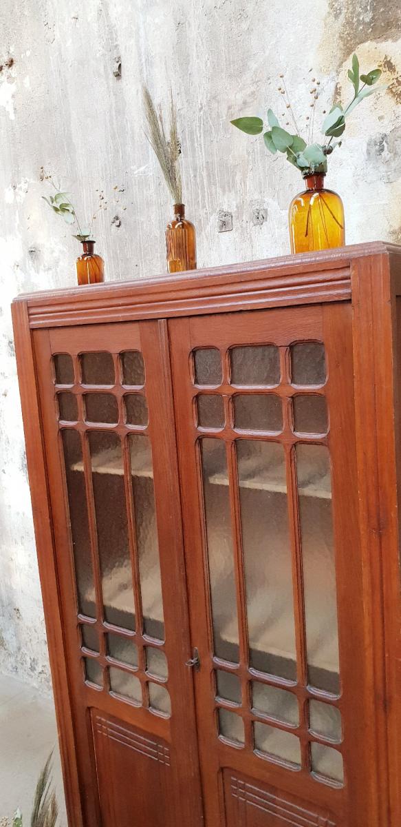 Glass-glazed Parisian wardrobe