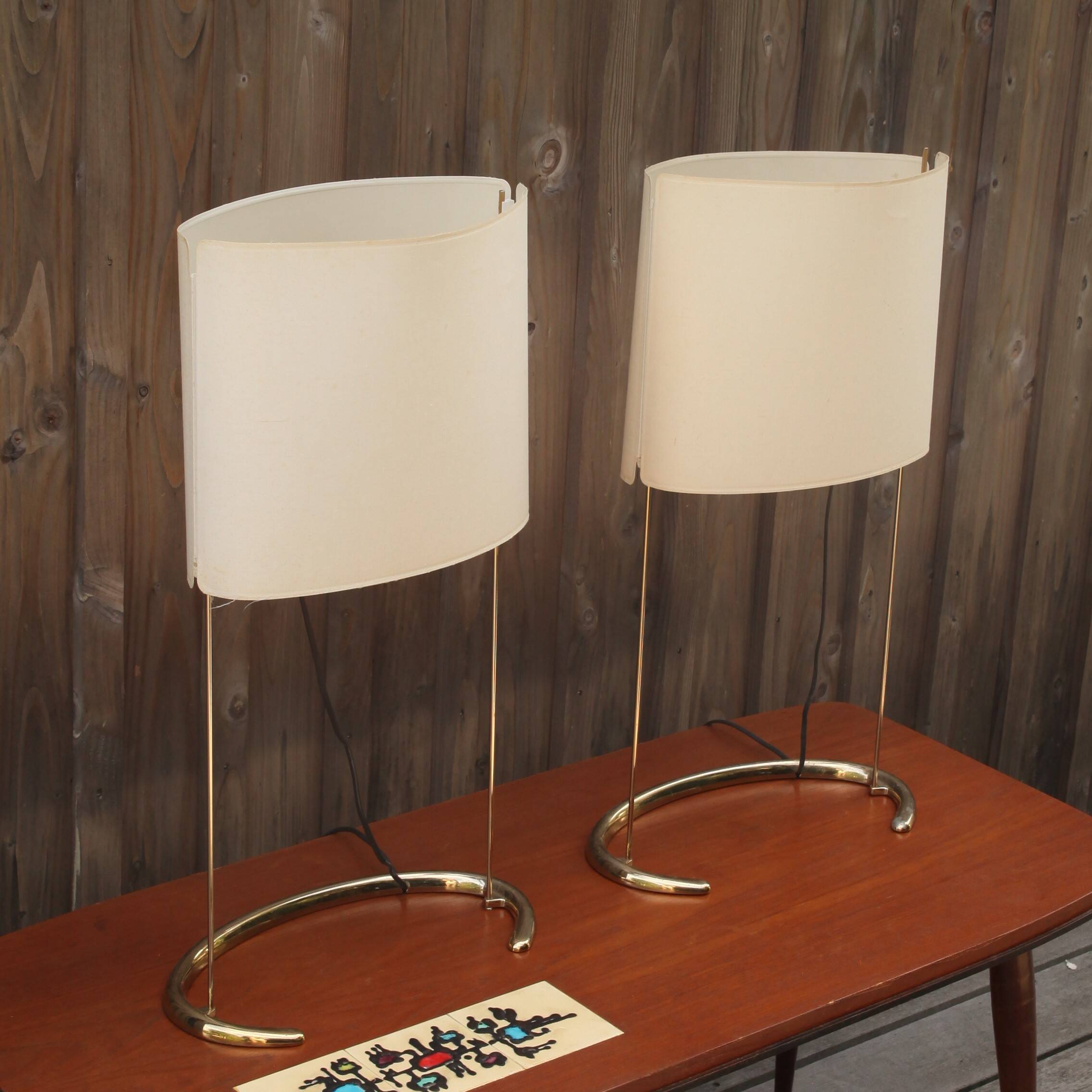 Paire de lampes Gala par Paolo Rizzatto