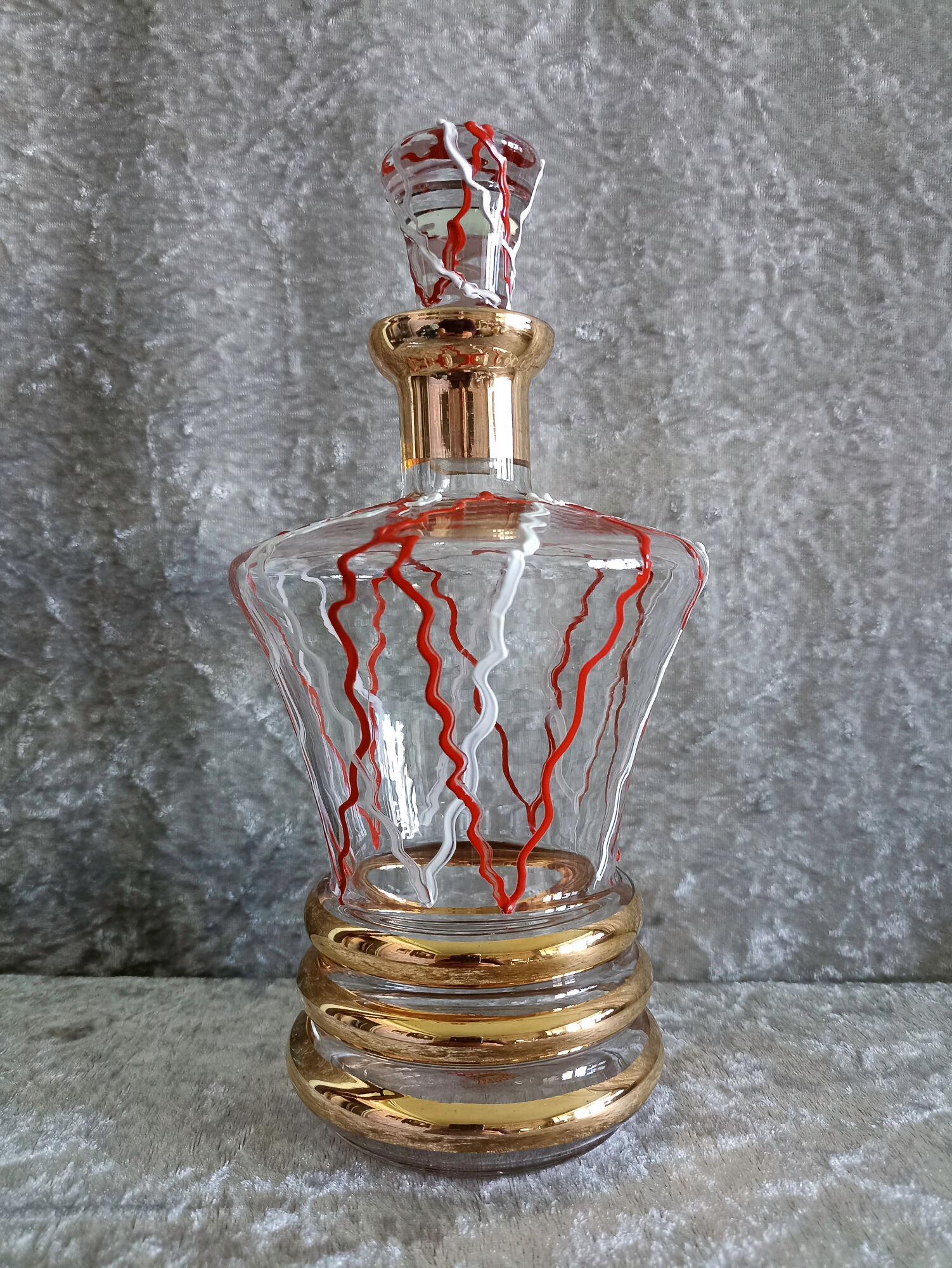 Liquor decanter from the Monaco glassworks